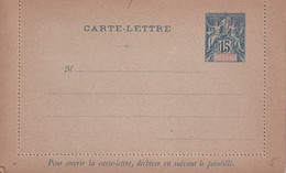 NOUVELLE-CALEDONIE   ENTIER POSTAL/GANZSACHE/POSTAL STATIONARY  CARTE-  LETTRE - Postal Stationery