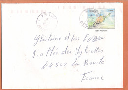 Mayotte : Entier Postal Sada 2008 Destination La Baule France - Postal Stationeries & PAP