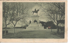 Roma - Gianicolo - Monumento A Garibaldi - 1908 - Parchi & Giardini