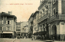 St Girons * La Rue Gambetta * Imprimerie Nouvelle - Saint Girons