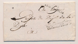 LETTRE ARMÉE D'ITALIE MILAN COMMISSAIRE ORDANNATEUR CISALPINE COVER WAR ITALY - Army Postmarks (before 1900)