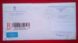 Registered Cover From The Prime Minister Of Hungary To Philippines - Brieven En Documenten