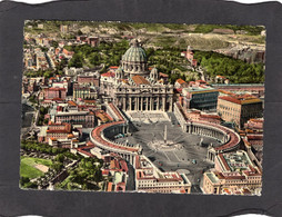 101014     Italia,    Roma,  Piazza  S. Pietro Dall"aereo,  VG  1960 - San Pietro