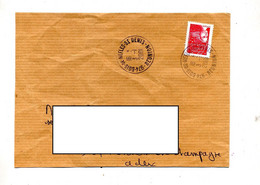 Fragment De Lettre Cachet Bois De Nafles Reunion - Manual Postmarks