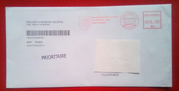 Cover From The President Of Czech Republic To Philippines - Covers & Documents