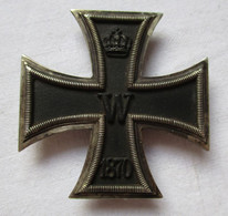 Seltenes Preußen Eisernes Kreuz 1870 1. Klasse Hersteller I.Wagner & S. (119534) - Ante 1871