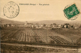 Varilhes * Vue Générale Et Panorama Du Village * Ligne Chemin De Fer - Varilhes