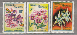 MALAGASY 1963 Flowers MNH(**) Mi 504-506 #22719 - Madagascar (1960-...)
