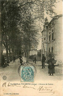 Ste Croix De Volvestre * Avenue De Cazères * Gendarme à Bicyclette * Villageois - Andere & Zonder Classificatie