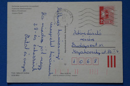 O4 HONGRIE MAGYAR BELLE CARTE 1985 VOYAGEE HAJDOUNANAS A BUDAPEST + AFFRANCHISSEMENT PLAISANT - Covers & Documents