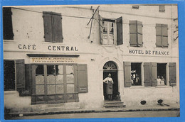 16 - Charente - Chalais - Hotel De France - Cafe Central  (N3970) - Other & Unclassified