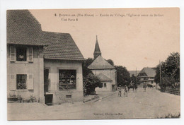 - CPA RETZWILLER (68) - Entrée Du Village, L'Eglise Et Route De Belfort - Edition VEILLAT N° 8 - - Sonstige & Ohne Zuordnung