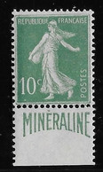 France N°188A - Minéraline - Neuf * Avec Charnière - TB - Ongebruikt