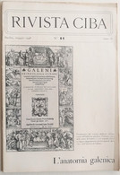 RIVISTA  DI MEDICINA CIBA  - ANATOMIA GALENICA N. 11 ( CART 77) - Health & Beauty