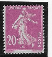 France N°190 - Variété Signatures Défectueuses - Neuf * Avec Charnière - TB - Ongebruikt