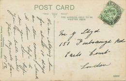 GB SCOTTISH VILLAGE POSTMARKS „NORTH BERWICK“ Very Fine Rare Strike (25mm, Timecode „6 15PM“) On Superb Vintage Postcard - Schotland