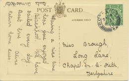 GB SCOTTISH VILLAGE POSTMARKS „ROTHESAY“ Superb Strike (25mm, Time Code „7 45AM“) On Very Fine Embossed Postcard 1912 - Ecosse