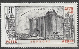 Senegal  1939   Sc#CB1  Revolution Issue  MH  2016 Scott Value $14 - Nuevos