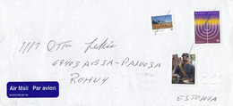 GOOD CANADA Postal Cover To ESTONIA 2020 - Good Stamped: Landscape ; Hanukkah ; Jackson - Lettres & Documents