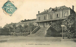 Elbeuf * 1906 * La Gare D'elbeuf Ville * Ligne Chemin De Fer Seine Maritime - Elbeuf