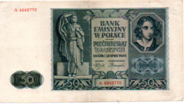 POLOGNE  BANK   EMISYJNY W POLSCE  1941B - Pologne