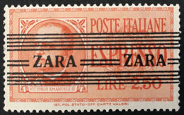 ZARA GERMAN OCC.- DEUTSCHE BES. Sassone Exp.E4 - MNH** Cat. 400 Euro - Duitse Bez.: Zara