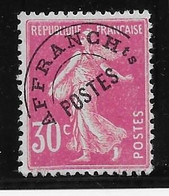France Préoblitérés N°59 - Neuf * Avec Charnière - TB - 1893-1947