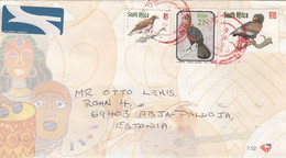 GOOD SOUTH AFRICA  Postal Cover To ESTONIA 2020 - Good Stamped: Birds - Cartas & Documentos