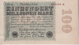 Notgeld Allemagne 100 Millionen Mark - 22/08/1923 - Sup / XF - Collections