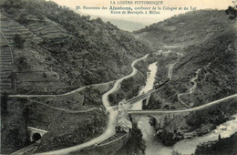 La Lozère Illustrée * Panorama Des Ajustons , Confluent De La Colagne Et Du Lot , Route De Marvejols à Millau * Train - Sonstige & Ohne Zuordnung