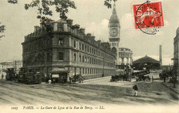 Paris 12ème * La Rue De Bercy Et La Gare De Lyon * Tram Tramway - District 12