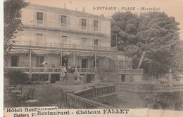 13/ L'Estaque Plage - Hotel Restaurant Chateau Fallet - Carte Neuve - L'Estaque