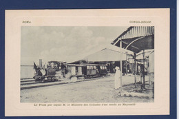 CPA Congo Belge BOMA Train Gare Chemin De Fer Non Circulé - Congo Belga