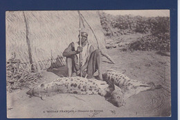 CPA Soudan Chasseur De Hyènes Chasse Circulé - Soudan