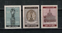 Portugal TIMOR 1952 Over Complete Set #287-9 Mf #272-4 Scott - 400 Year On Death Of St. Francis Xavier Issue - Timor