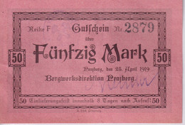 Notgeld Allemagne 50 Mark Penzberg- 23/04/1919 - Très Bon état / VF - Collezioni