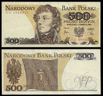 POLAND BANKNOTE - 500 ZLOTYCH 1982 P#145d XF (NT#04) - Pologne