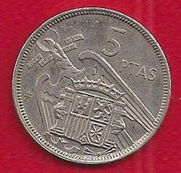 ESPAGNE 5 PESETAS - 1957 - Otros & Sin Clasificación