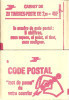 CARNET 2274-C 4a Liberté De Delacroix "CODE POSTAL" Fermé. Parfait état RARE - Moderne : 1959-...