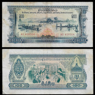 LAOS BANKNOTE - 100 KIP (1968) P#23a VF (NT#04) - Laos