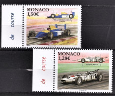 MONACO 2021 - SERIE 2 TP /  LES VOITURES DE COURSE MYTHIQUES  - Y.T. N° 3270 ET 3271 /   NEUFS ** - Unused Stamps