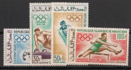 Mauritanie - 1968 - Poste Aérienne PA N°Yv. 73 à 76 - Olympics 68 - Neuf Luxe ** / MNH / Postfrisch - Mauritanië (1960-...)