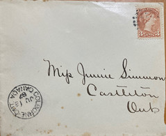 Canada 1887 3 Cents Queen Stamped Envelope. - Altri & Non Classificati