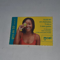 Mozambique-(MZ-MCE-REC-0001B/1)-(3)-SMILE-(54852466328527)-(19/5/2011)-used Card - Mozambico