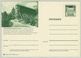 Deutsche Bundespost 1969, Bildpostkarte Heilbad Westernkotten, Sole - Bäderwesen