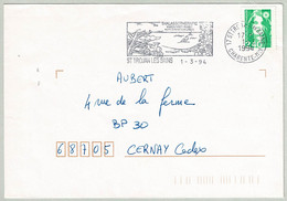 Frankreich / France 1994. Brief St Trojan Les Bains - Cernay, Thalasso Therapie - Bäderwesen