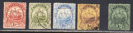 Bermuda 1922-34 Cancelled, Wmk Multi Script CA, See Notes, SG 79b,81,82,84,87 - Bermuda