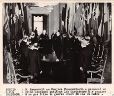 Photographie   : Politique. M. Roosevelt  Congrès Panaméricain    (voir Scan Et Commentaires) - Personnes Identifiées