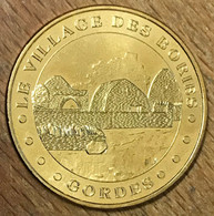 84 GORDES LE VILLAGE DES BORIES MDP 2014 MÉDAILLE SOUVENIR MONNAIE DE PARIS JETON TOURISTIQUE MEDALS COINS TOKENS - 2014