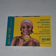 Mozambique-(MZ-MCE-REC-0007B/1)-(17)-Giro De 100-(55118353073116)-(19/5/2011)-used Card - Moçambique